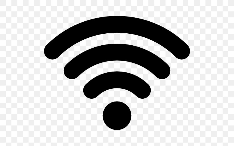 Wi-Fi Wireless Clip Art, PNG, 512x512px, Wifi, Black And White, Computer Network, Hotspot, Internet Download Free