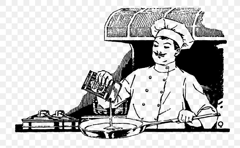 Chef Burrito Cooking Clip Art, PNG, 800x508px, Chef, Art, Automotive Design, Black And White, Bread Download Free