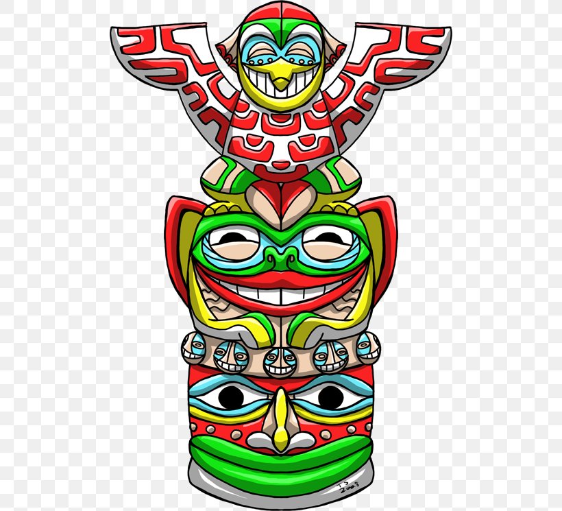 Images Of Totem Pole Cartoon Drawing