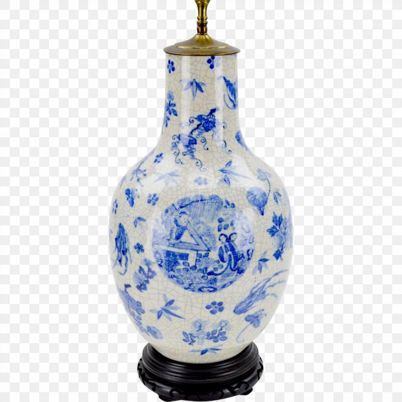Vase Blue And White Pottery Ceramic Cobalt Blue Glass, PNG, 1023x1023px, Vase, Artifact, Blue, Blue And White Porcelain, Blue And White Pottery Download Free