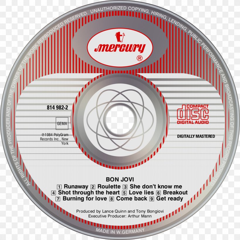 Compact Disc Bon Jovi HD DVD Blu-ray Disc Disk Image, PNG, 1000x1000px, Watercolor, Cartoon, Flower, Frame, Heart Download Free