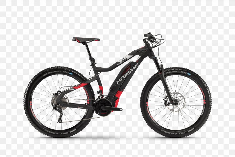 Haibike SDURO HardSeven 1.0 Electric Bicycle Mountain Bike, PNG, 3000x2000px, 275, Haibike, Bicycle, Bicycle Accessory, Bicycle Drivetrain Part Download Free