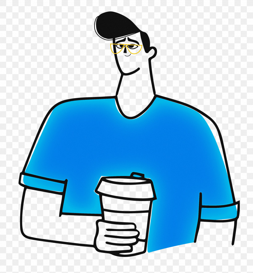 Holding Coffee, PNG, 2317x2500px, Holding Coffee, Clothing, Drawing, Fashion, Hat Download Free
