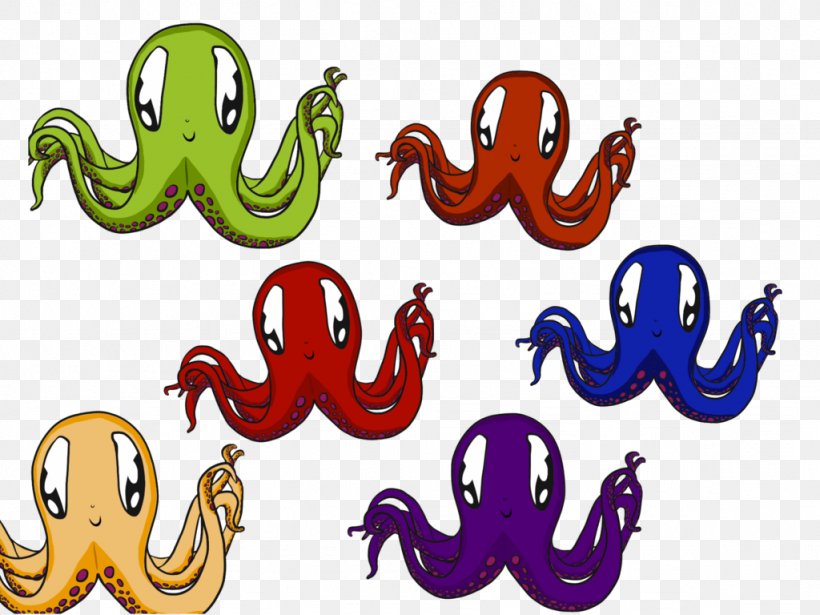 Octopus Clip Art Illustration Character Pattern, PNG, 1024x768px, Octopus, Animal, Animal Figure, Cephalopod, Character Download Free