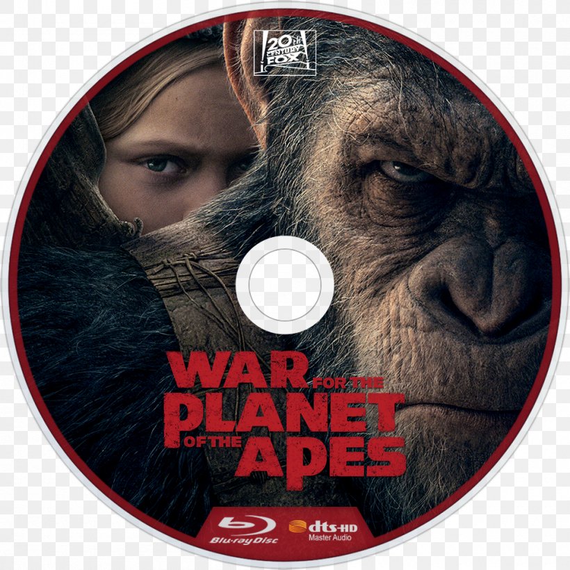 Planet Of The Apes Film Thriller Actor 4K Resolution, PNG, 1000x1000px, 4k Resolution, 2017, Planet Of The Apes, Actor, Dawn Of The Planet Of The Apes Download Free