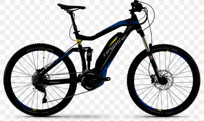 Yamaha Motor Company Haibike Electric Bicycle Mountain Bike, PNG, 978x580px, Yamaha Motor Company, Automotive Tire, Bicycle, Bicycle Accessory, Bicycle Drivetrain Part Download Free