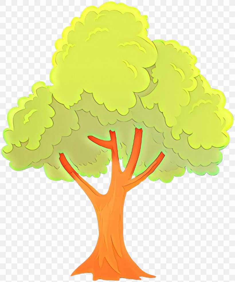 Yellow Tree Clip Art Plant Plant Stem, PNG, 2496x3000px, Cartoon, Cruciferous Vegetables, Plant, Plant Stem, Tree Download Free