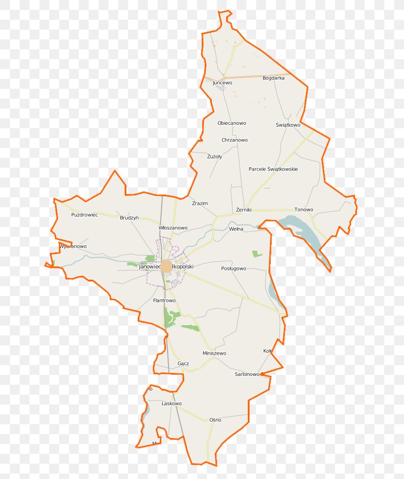 Żerniki, Żnin County Brudzyń, Kuyavian-Pomeranian Voivodeship Janowiec Wielkopolski Zrazim, PNG, 671x971px, Map, Area, Kuyavianpomeranian Voivodeship, Tree, Urbanrural Municipality Of Poland Download Free