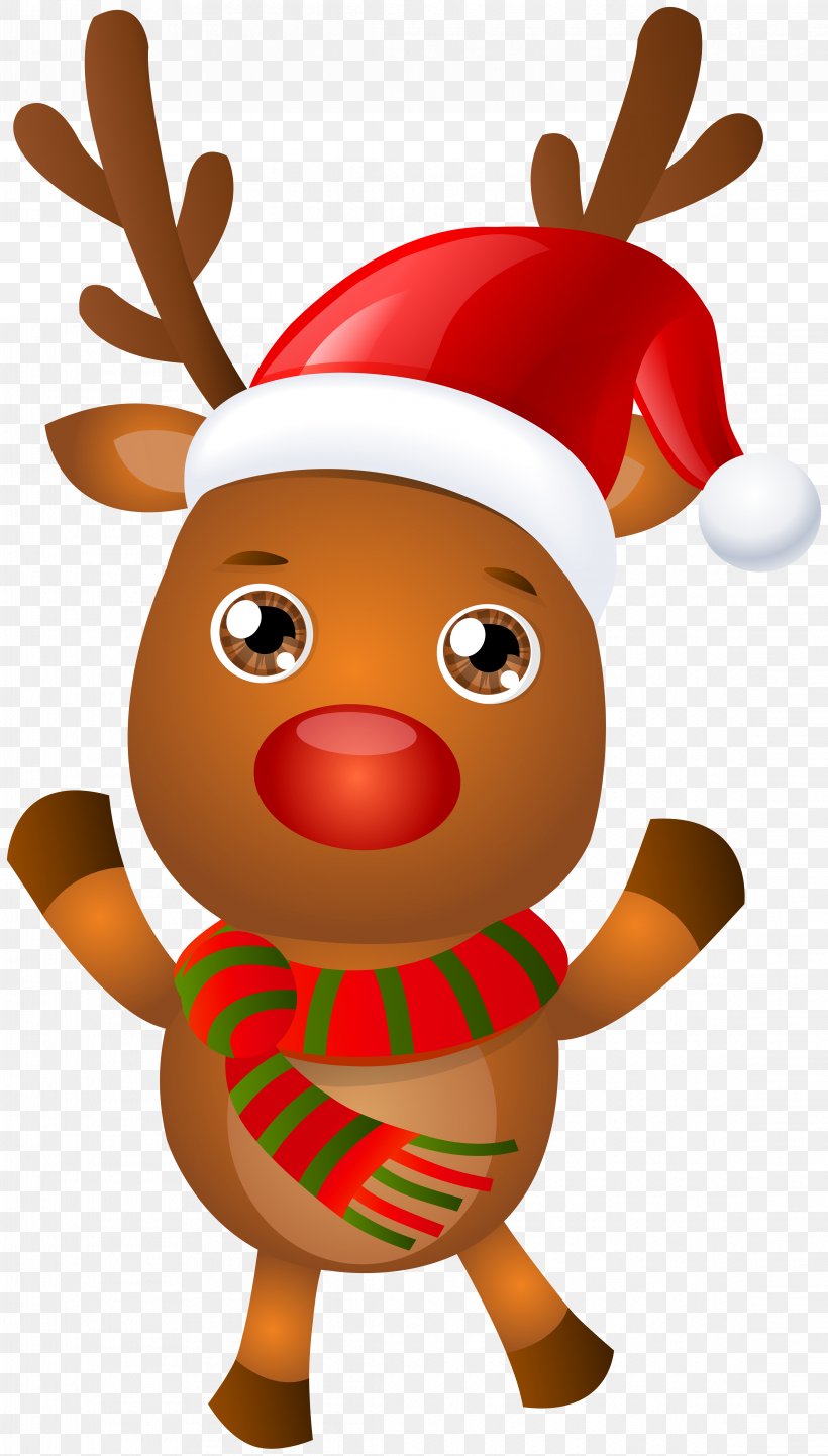 Rudolph Reindeer Santa Claus Clip Art, PNG, 4548x8000px, Rudolph, Cartoon, Christmas, Christmas Day, Deer Download Free