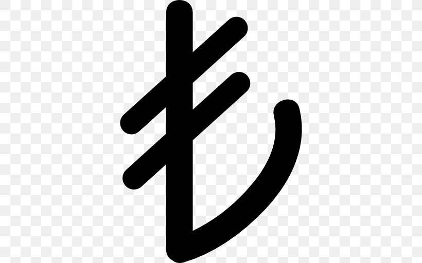 Turkey Currency Symbol Turkish Lira Sign, PNG, 512x512px, Turkey, Black And White, Character, Currency, Currency Symbol Download Free