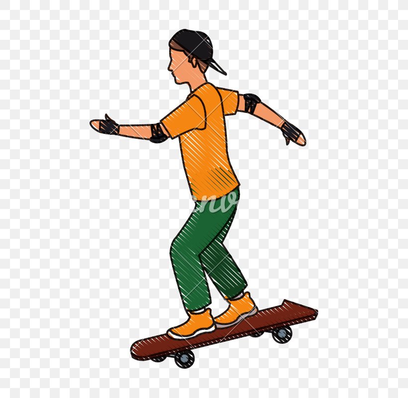 Vector Graphics Skateboarding Clip Art Illustration, PNG, 800x800px, Skateboarding, Balance, Boardsport, Can Stock Photo, Drawing Download Free