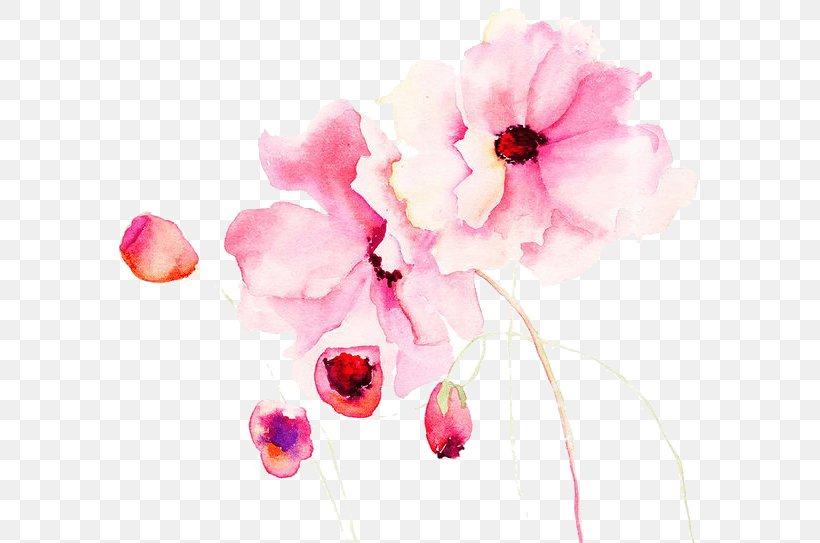Watercolour Flowers Watercolor Painting Stock Photography Royalty-free, PNG, 600x543px, Watercolour Flowers, Art, Blossom, Cut Flowers, Floral Design Download Free