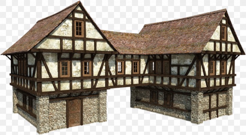 Middle Ages Manor House Building Thatching, PNG, 1024x564px, 3d Modeling, Middle Ages, Art, Building, Cottage Download Free