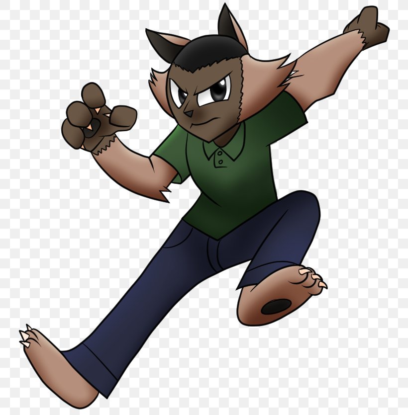 DeviantArt Cat Werewolf Character, PNG, 760x835px, Watercolor, Cartoon, Flower, Frame, Heart Download Free