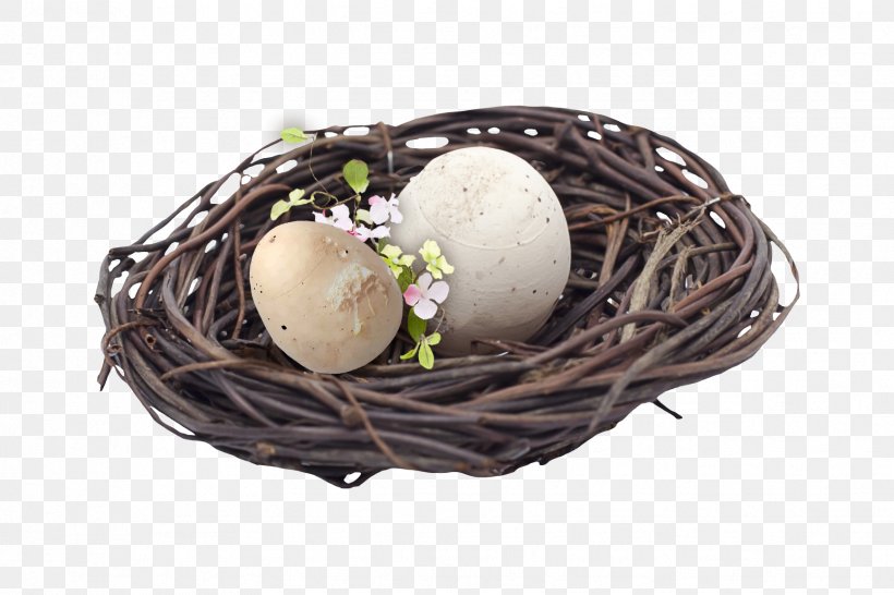 Bird Nest Egg Easter, PNG, 1734x1156px, Bird, Basket, Bird Nest, Chocolate, Easter Download Free