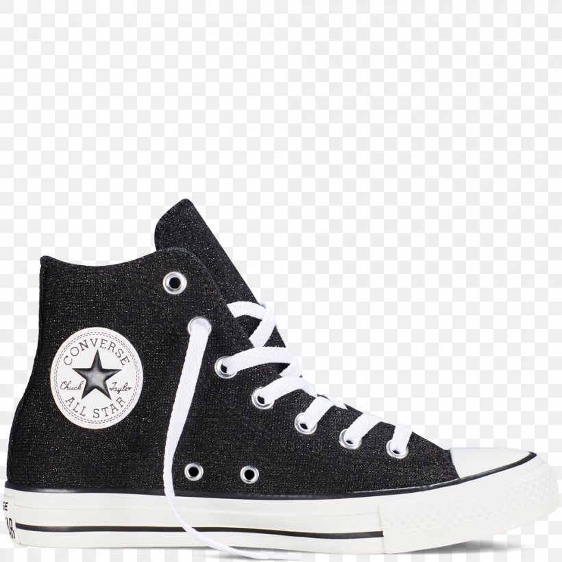 Converse Chuck Taylor All-Stars High-top Sneakers Shoe, PNG, 1000x1000px, Converse, Basketball Shoe, Black, Brand, Chuck Taylor Download Free