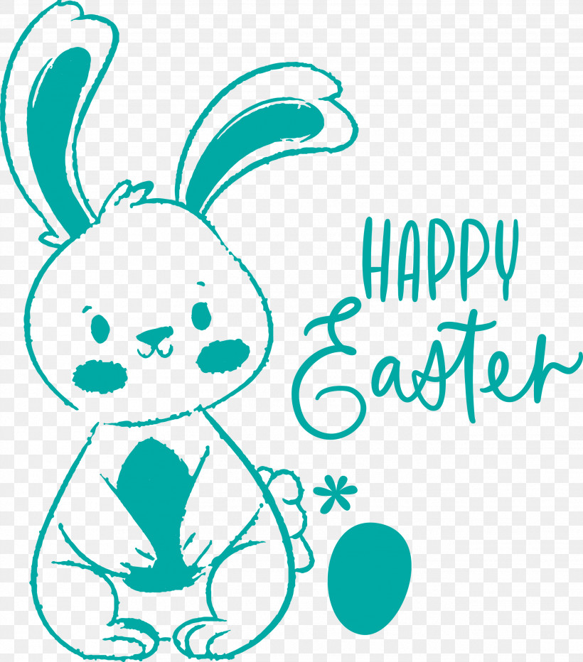 Easter Day Easter Sunday Happy Easter, PNG, 2638x3000px, Easter Day, Aqua, Cartoon, Ear, Easter Bunny Download Free