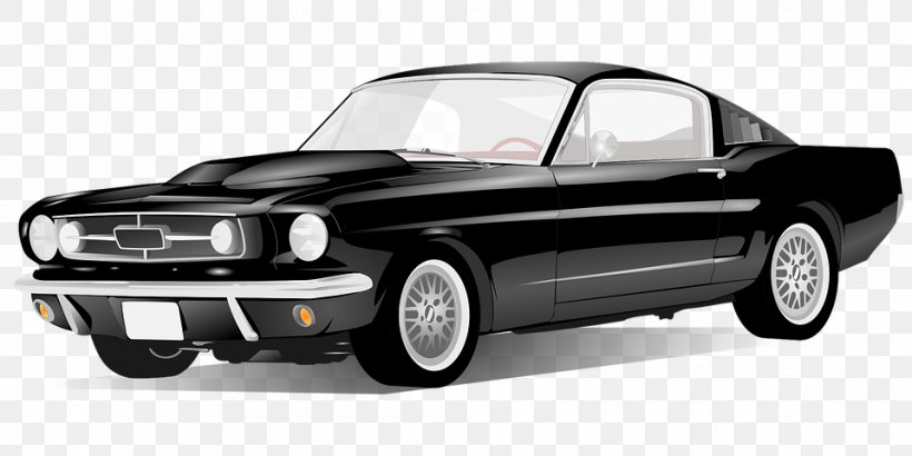 Vintage Ford Mustang Art