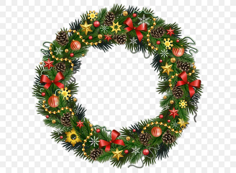Christmas Wreath Clip Art, PNG, 600x600px, Christmas, Artificial Christmas Tree, Christmas Decoration, Christmas Ornament, Christmas Tree Download Free