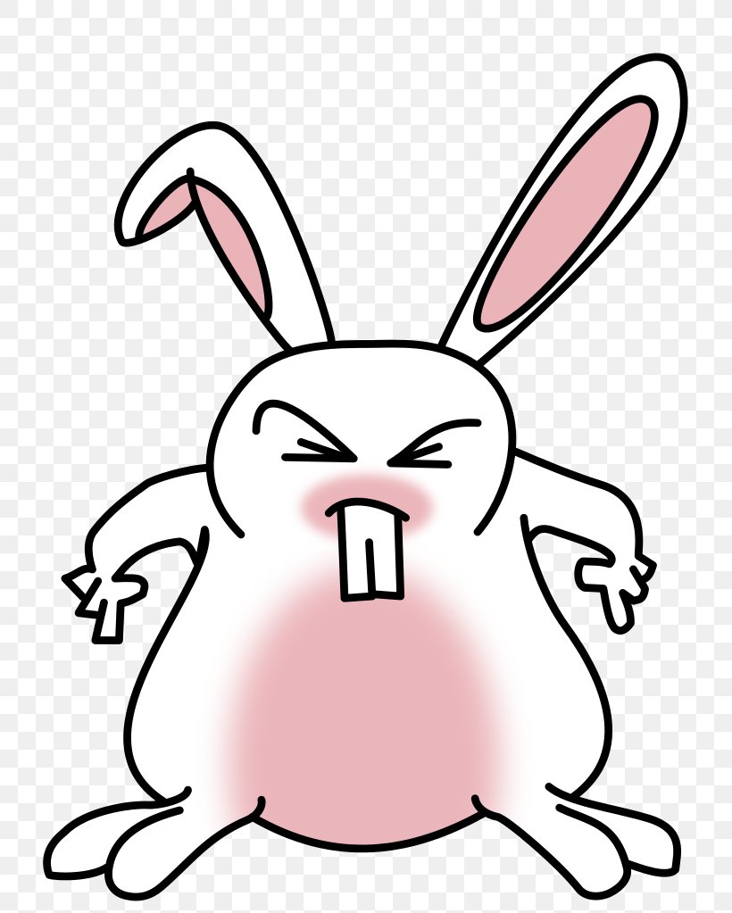 Easter Bunny Domestic Rabbit Clip Art, PNG, 731x1023px, Easter Bunny, Area, Artwork, Black And White, Cartoon Download Free