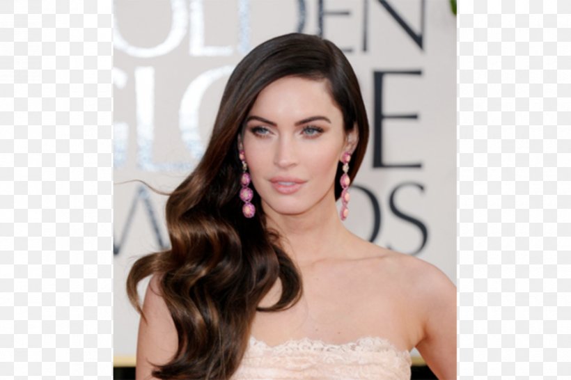 Megan Fox Hairstyle Long Hair Hair Coloring, PNG, 900x600px, Watercolor, Cartoon, Flower, Frame, Heart Download Free