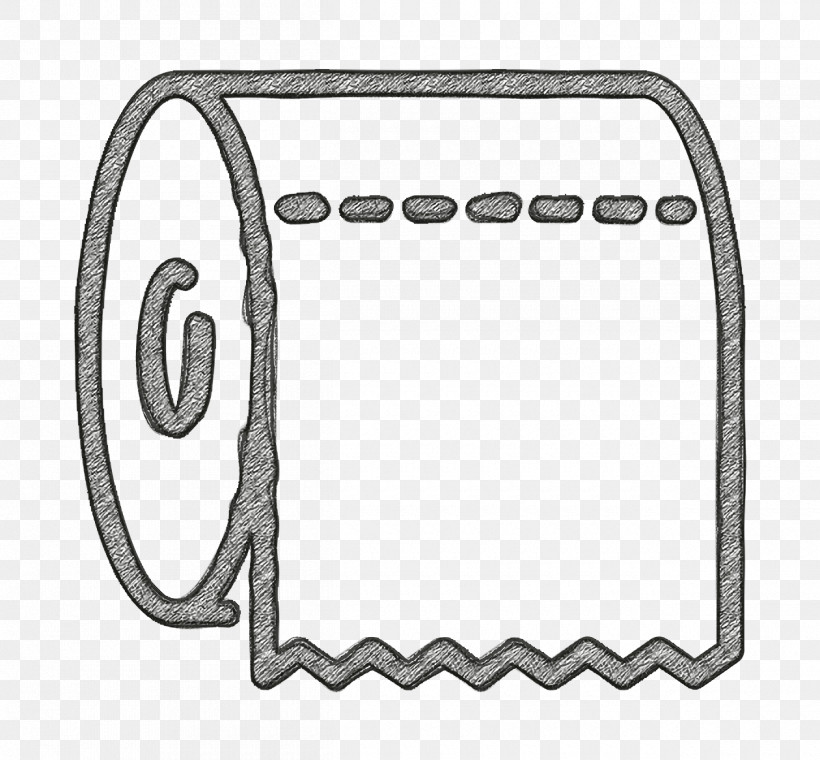 Toilet Paper Icon Linear Detailed Travel Elements Icon Bathroom Icon, PNG, 1260x1168px, Toilet Paper Icon, Bathroom Icon, Line Art, Linear Detailed Travel Elements Icon, Poster Download Free