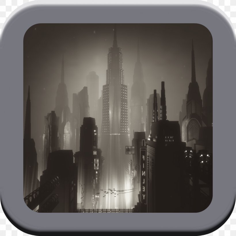 White, PNG, 1024x1024px, White, Black And White, City, Metropolis, Skyline Download Free