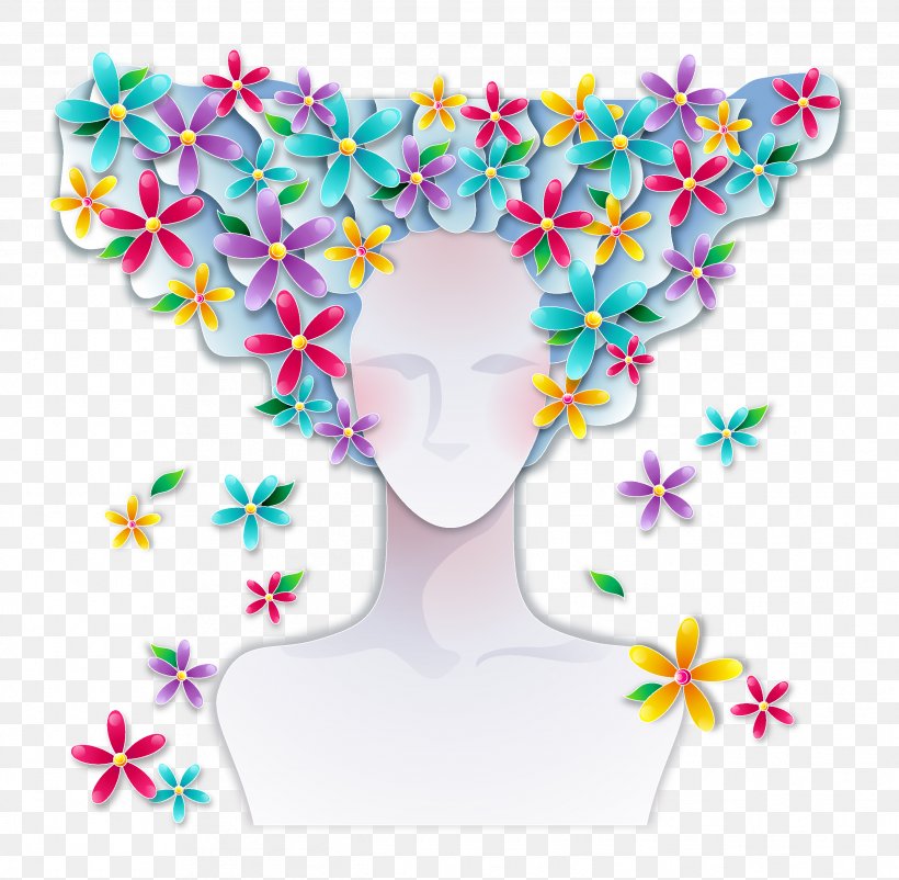 Adobe Illustrator Pattern, PNG, 2536x2481px, Capelli, Abstraction, Flower, Hair, Petal Download Free