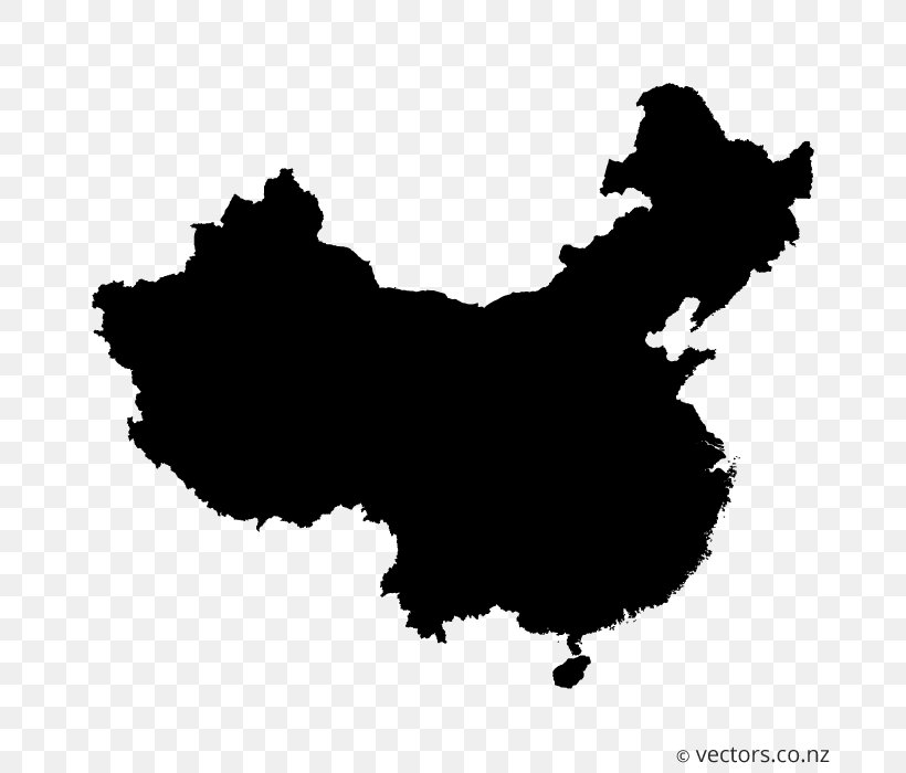 China Vector Map, PNG, 700x700px, China, Black, Black And White, Map, Monochrome Download Free