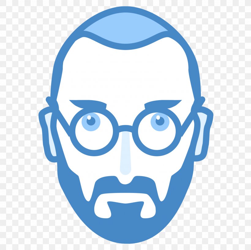 ICon: Steve Jobs, PNG, 1600x1600px, Icon Steve Jobs, Apple, Area, Blue, Emoticon Download Free