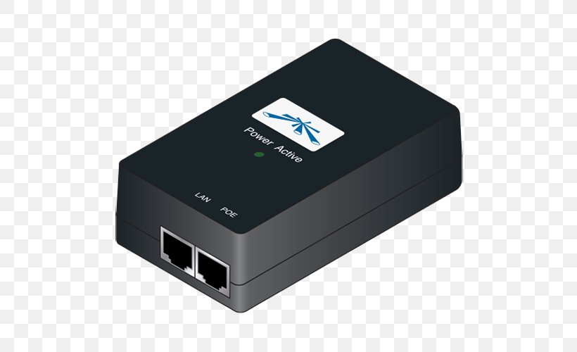Power Over Ethernet Ubiquiti Networks Adapter Wireless Access Points Computer Network, PNG, 500x500px, Power Over Ethernet, Adapter, Cable, Computer Network, Electric Power Download Free