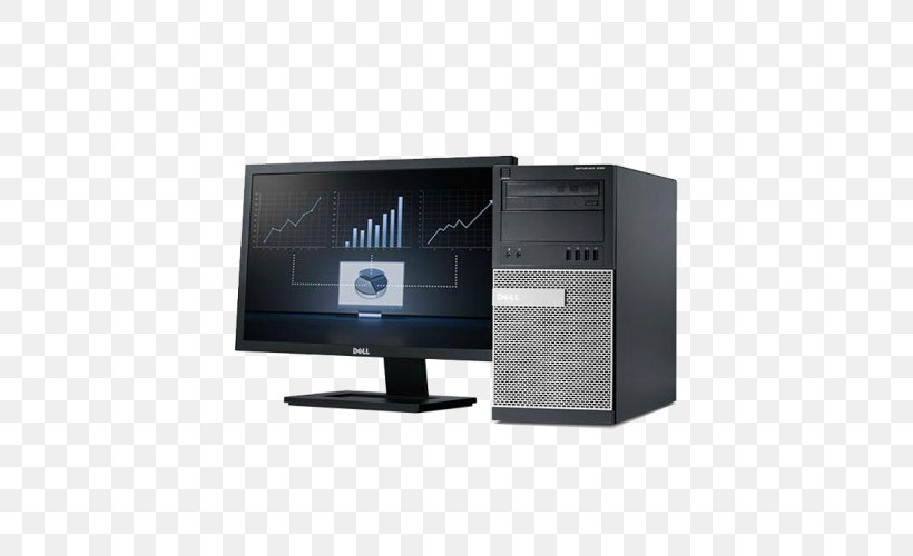 Dell OptiPlex Intel Core I7 Desktop Computers, PNG, 500x500px, Dell, Central Processing Unit, Computer, Computer Monitor, Computer Monitor Accessory Download Free