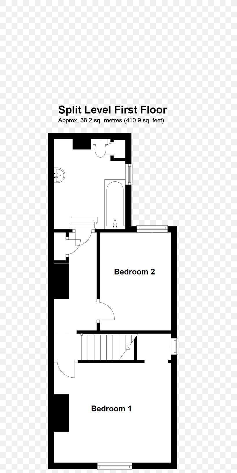 Floor Plan Open Plan Living Room House, PNG, 520x1632px, Floor Plan, Area, Bathroom, Bedroom, Black And White Download Free