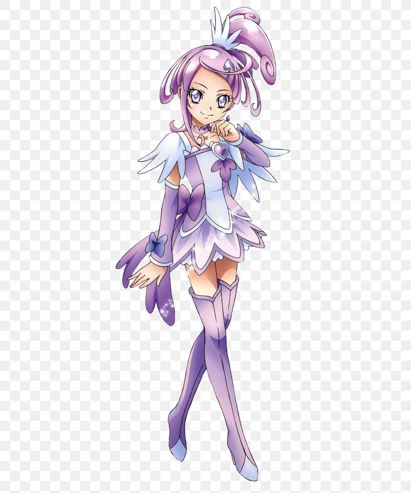 Pretty Cure Fairy ᴍ ᴜ ᴋ, PNG, 377x984px, Watercolor, Cartoon, Flower, Frame, Heart Download Free