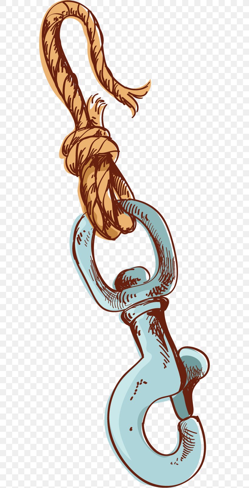 Rope Fish Hook, PNG, 562x1605px, Rope, Art, Computer Software, Fictional Character, Fish Hook Download Free