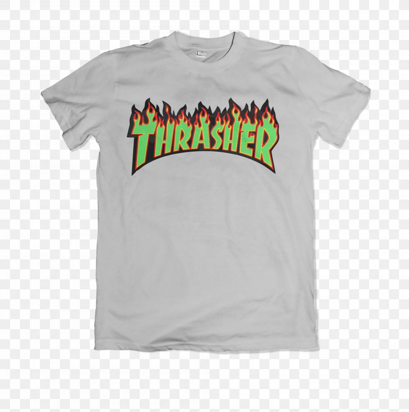 Thrasher Skateboarding Magazine T-shirt, PNG, 2000x2017px, Thrasher, Active Shirt, Brand, Clothing, Grip Tape Download Free