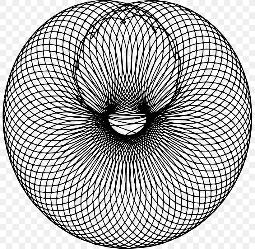 Torus Geometry Shape, PNG, 803x800px, Torus, Axial Symmetry, Black And White, Centre, Geometric Shape Download Free