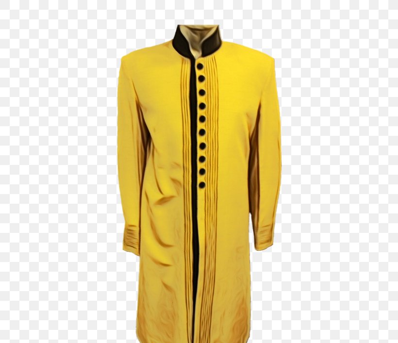 Yellow Background, PNG, 550x707px, Overcoat, Button, Clothing, Coat, Collar Download Free
