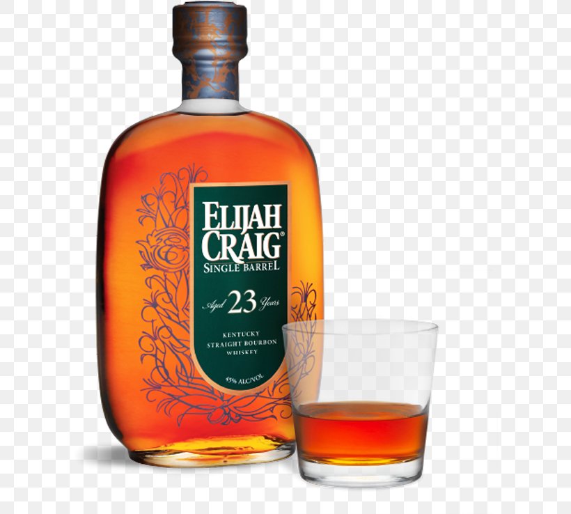 Bourbon Whiskey Liqueur Elijah Craig Cask Strength, PNG, 611x738px, Whiskey, Alcohol Proof, Alcoholic Beverage, Barrel, Bottle Download Free