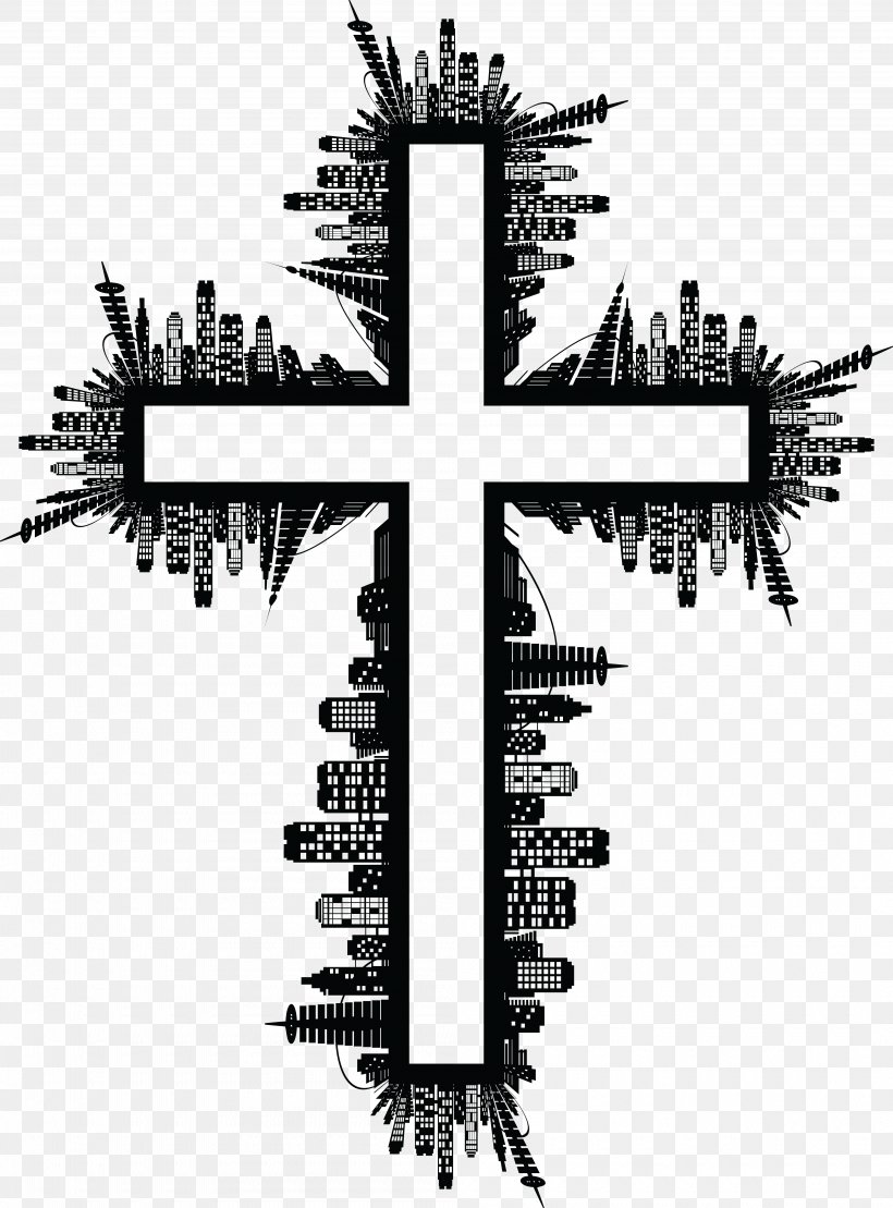 Christian Cross Royalty-free, PNG, 4000x5414px, Christian Cross, Black And White, Christianity, Cross, Crucifix Download Free