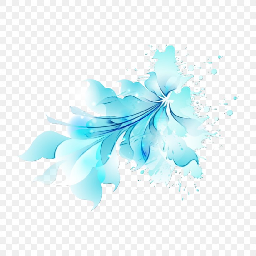 Floral Flower Background, PNG, 983x983px, Floral Design, Aqua, Blue, Flower, Petal Download Free