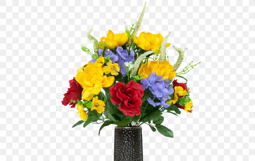 Flower Bouquet Yellow Cut Flowers Artificial Flower, PNG, 518x519px, Flower, Annual Plant, Artificial Flower, Blue, Cut Flowers Download Free
