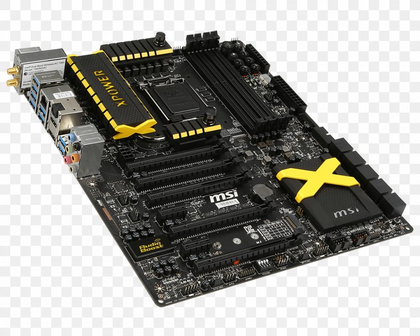 Motherboard LGA 1150 Micro-Star International Overclocking Land Grid Array, PNG, 1000x800px, Motherboard, Atx, Circuit Component, Computer Component, Computer Hardware Download Free