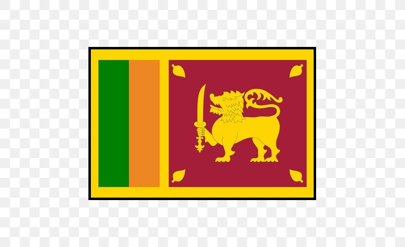 Flag Of Sri Lanka National Flag Sri Lanka Women's National Cricket Team, PNG, 500x500px, Sri Lanka, Area, Art, Country, Flag Download Free