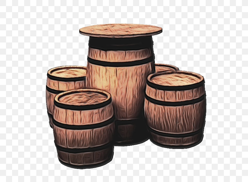 Barrel Rain Barrel Wood Drum Table, PNG, 800x600px, Watercolor, Barrel, Drum, Paint, Rain Barrel Download Free