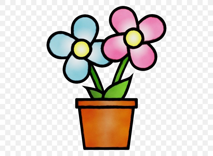 Flowerpot Clip Art Flower Plant Petal, PNG, 600x600px, Watercolor, Cut Flowers, Flower, Flowerpot, Houseplant Download Free