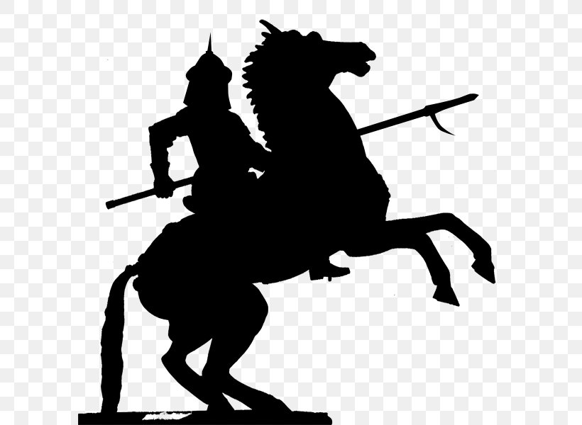 Mongol Empire Khan Mongolian Equestrian Statue, PNG, 600x600px, Mongol Empire, Black, Black And White, Equestrian Statue, Fictional Character Download Free