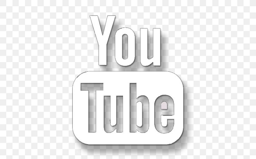 YouTube Logo Social Media, PNG, 512x512px, Youtube, Black And White ...