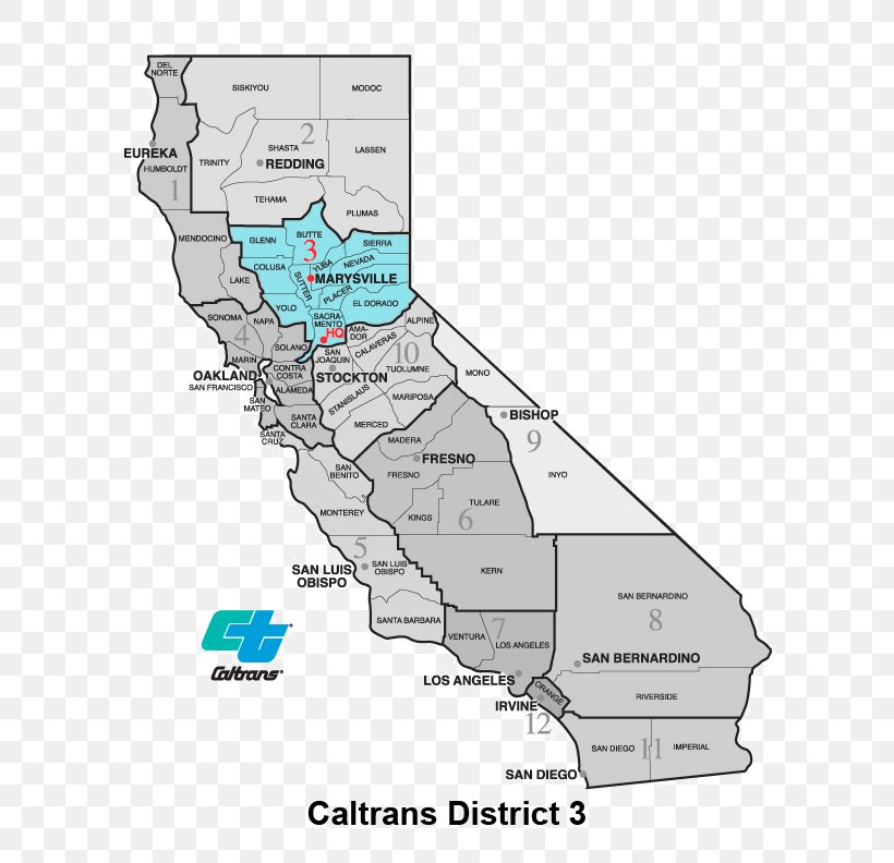 California Department Of Transportation (Caltrans) District 3, PNG, 612x792px, Map, Area, Berkeley, California, Diagram Download Free