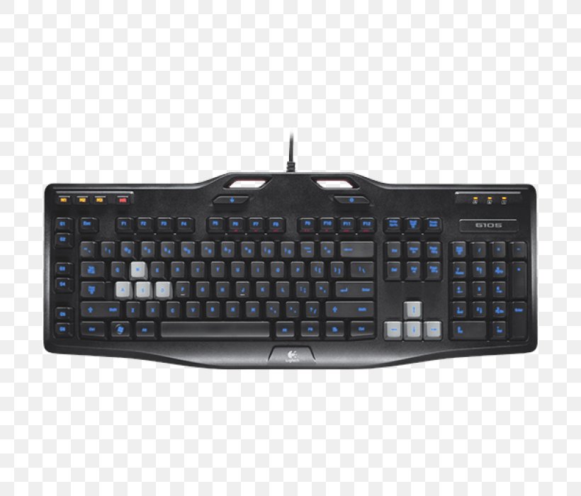 Computer Keyboard Logitech G105 Computer Mouse Gaming Keypad, PNG, 700x700px, Computer Keyboard, Computer, Computer Component, Computer Mouse, Electronic Device Download Free